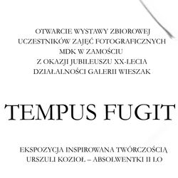 TEMPUS FUGIT