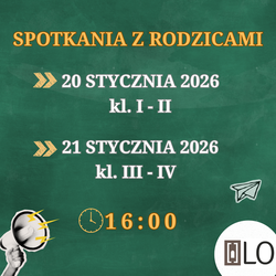 Zebrania z rodzicami - styczeń 2026r.